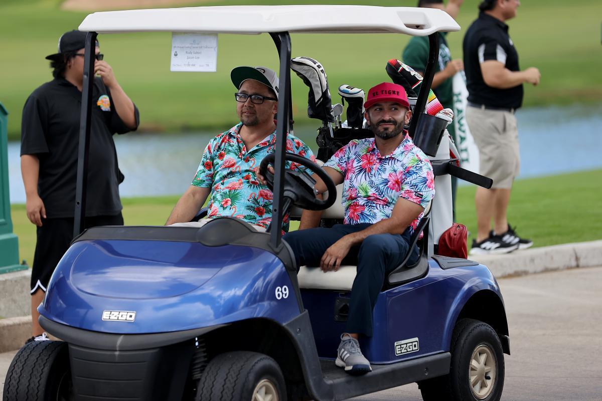 Cooling Cancer charity golf event archive photo